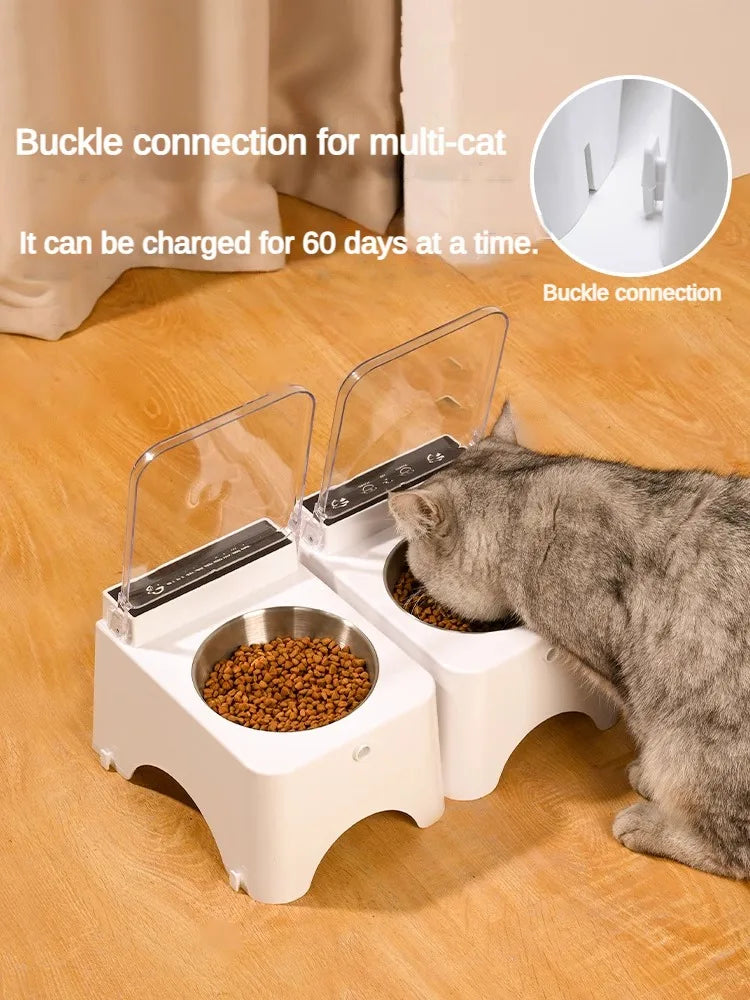 Sensor-Lid Pet Bowl, Ceramic or Stainless Steel