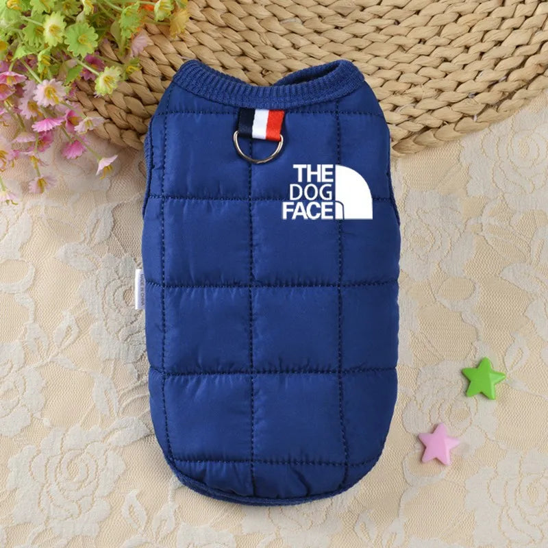 Quilted Graphic Pet Vest with Front Snaps