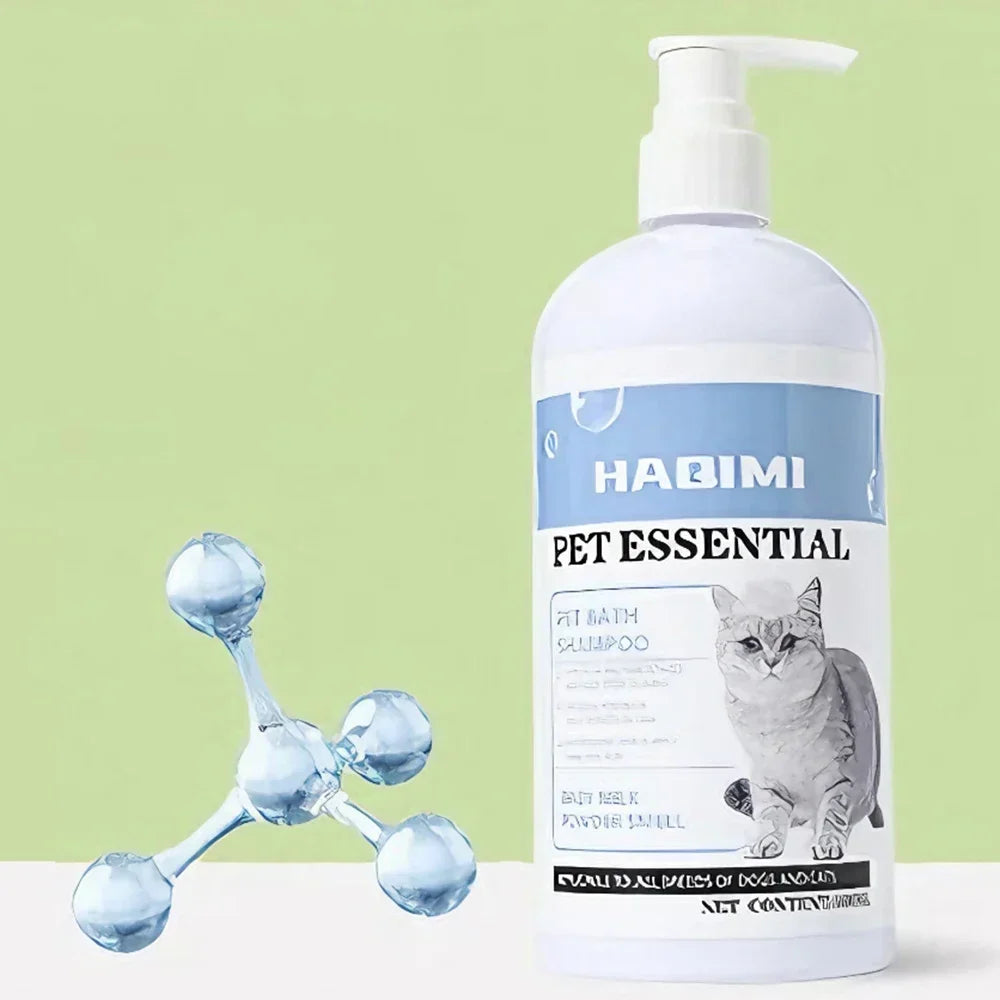 HAQIMI Pet Bath Shampoo, 500 ml, Dog or Cat Option