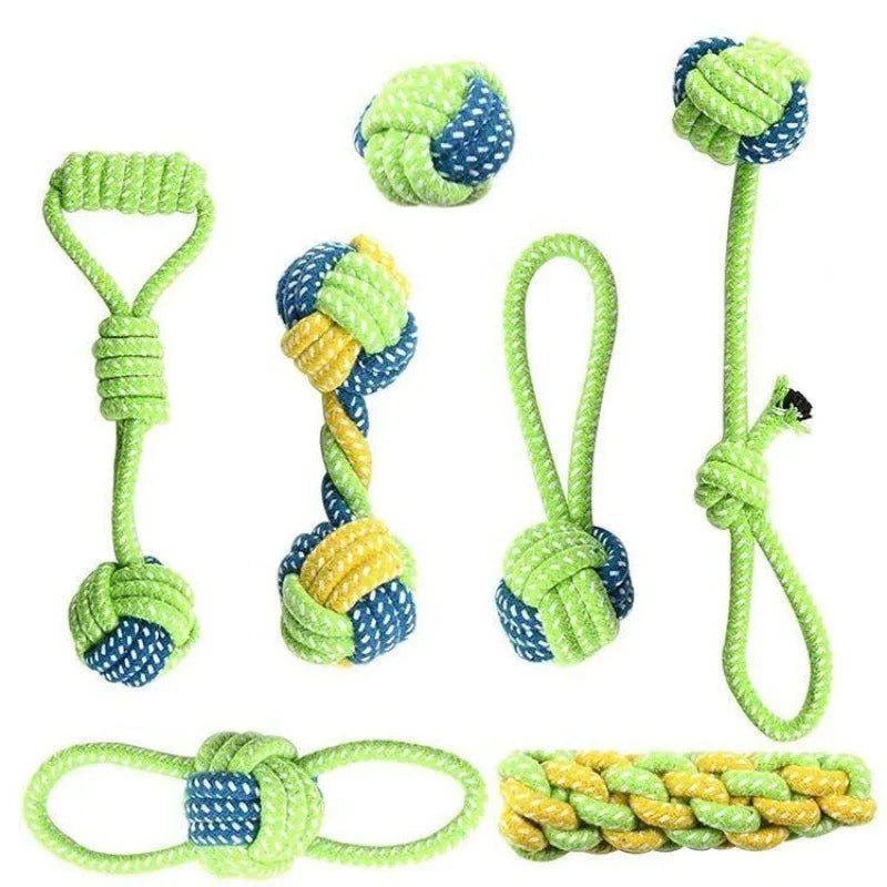 Knotted Rope Dog Toys, Individual & Multipack Options