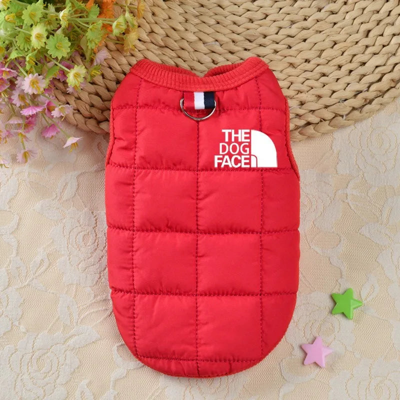 Quilted Graphic Pet Vest with Front Snaps