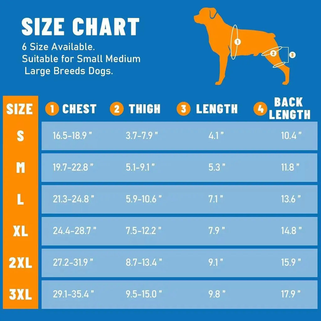Dog Rear-Leg Brace with Body Strap
