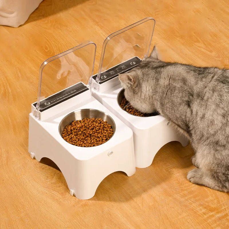 Sensor-Lid Pet Bowl, Ceramic or Stainless Steel