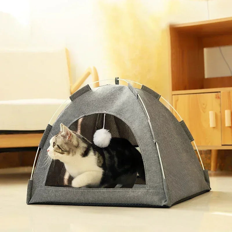 Dome Tent Bed for Cats & Small Dogs