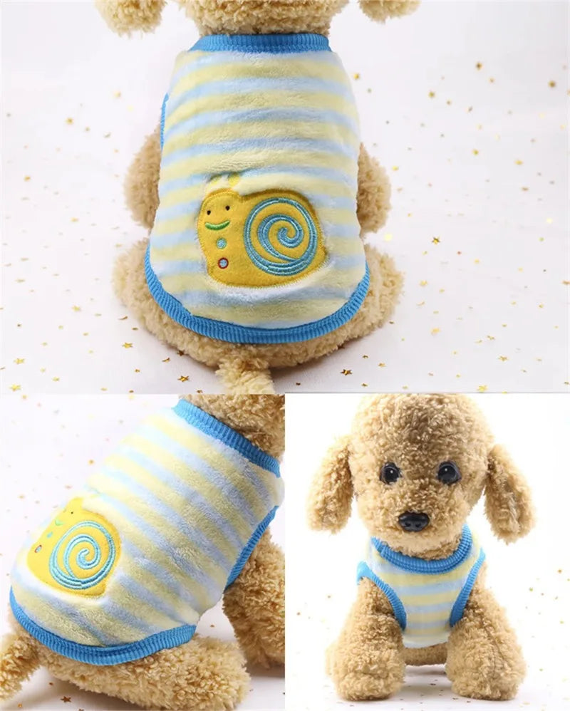Playful Appliqué Fleece Cat Vest