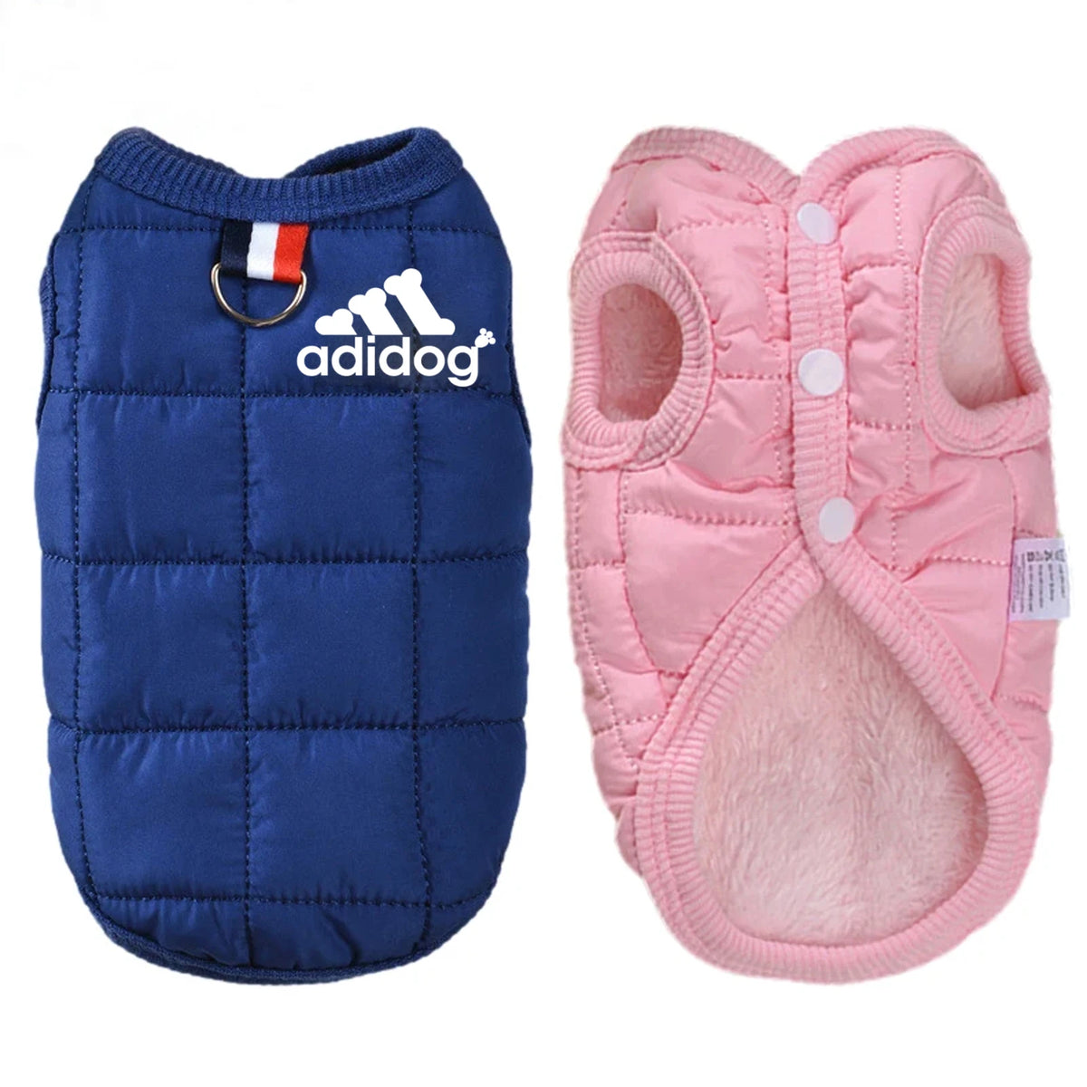 Quilted Graphic Pet Vest with Front Snaps