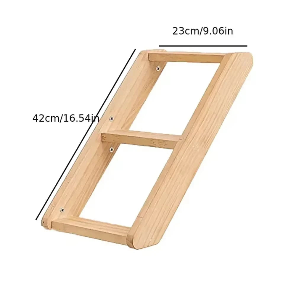 Wall-Mounted Cat Shelves, Steps & Lounging Options