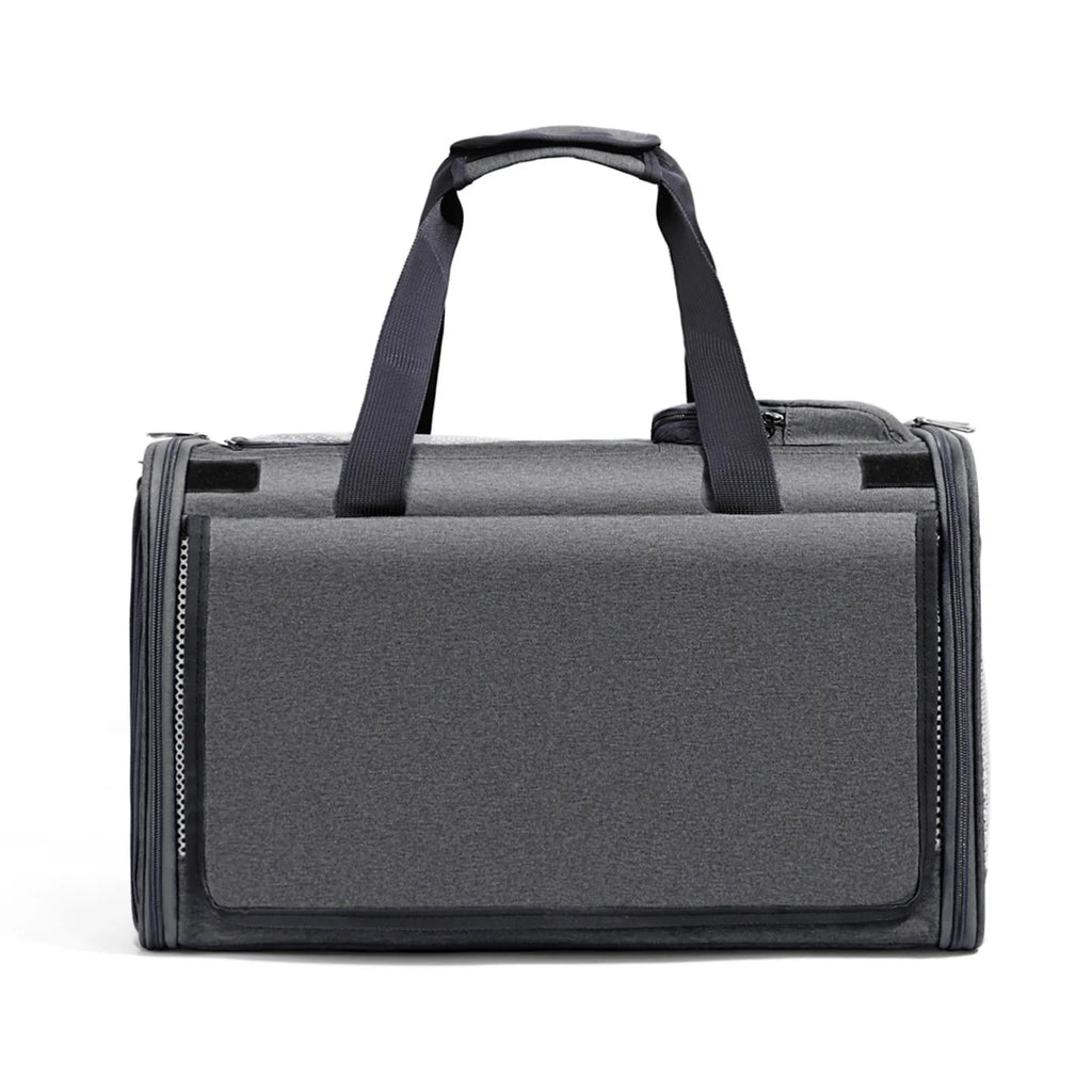 Foldable Mesh Pet Carrier with Front & Top Access