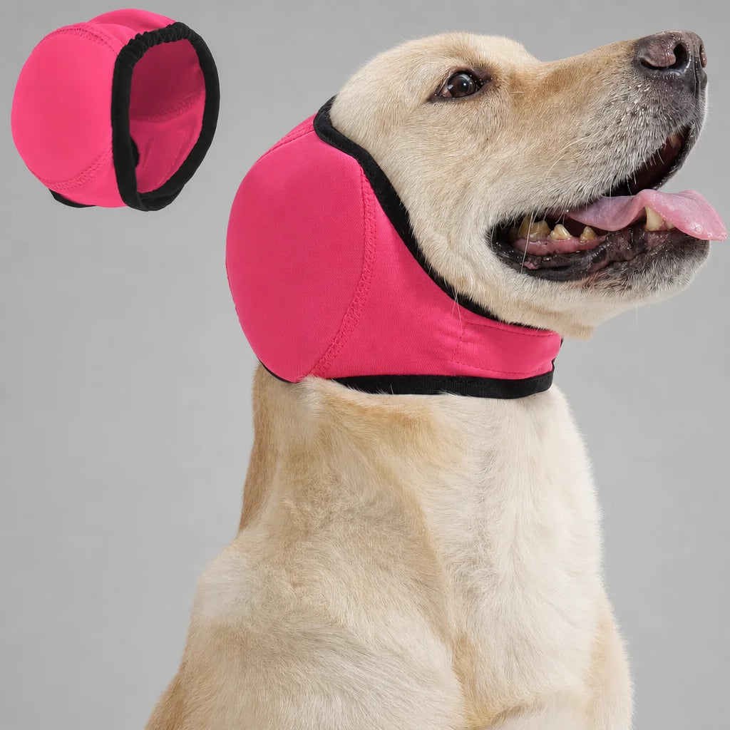 Fabric Dog Ear Wrap in Gray or Fuchsia