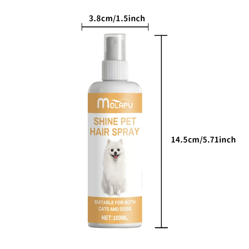 MOLAPU Pet Coat Smoothing Spray, 100 ml