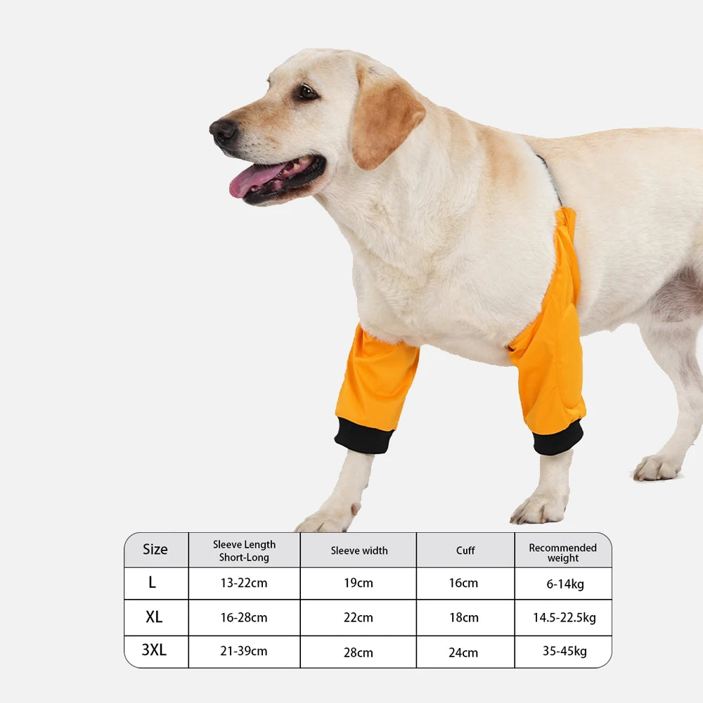 Dog Elbow Cover with Connected Front-Leg Sleeves