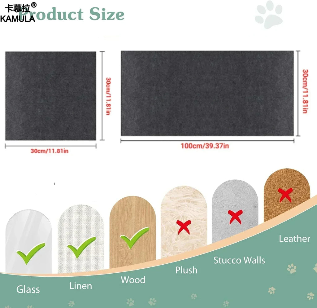 Self-Adhesive Cat Scratching Mat, Cut-to-Fit