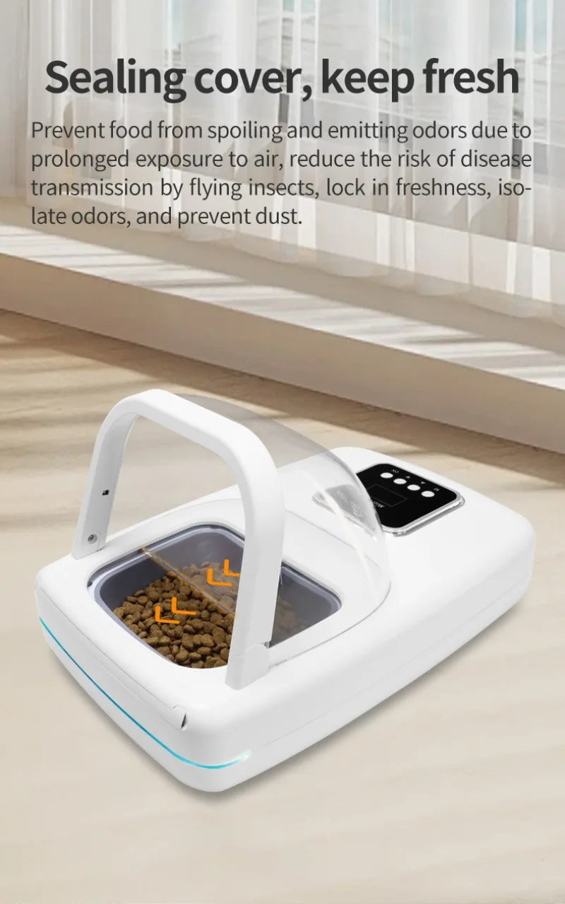 1.5L RFID Pet Feeder with Access-Control Lid
