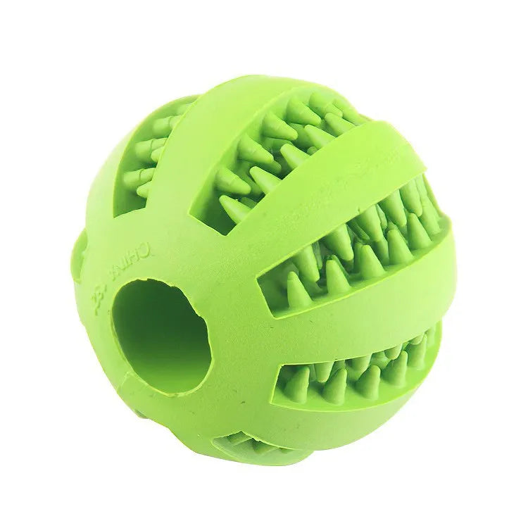 Rubber Treat Ball for Dogs in Three Sizes