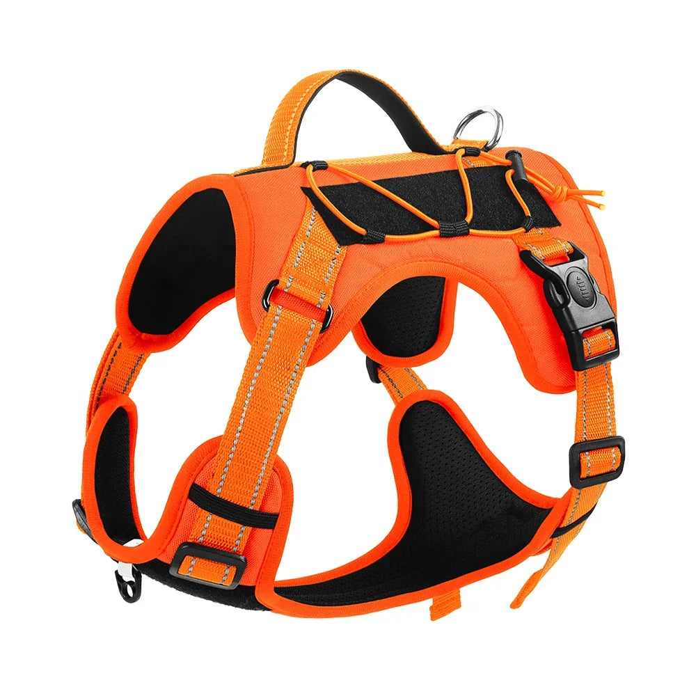 Adjustable Dog Harness with Reflective Trim & Top Handle