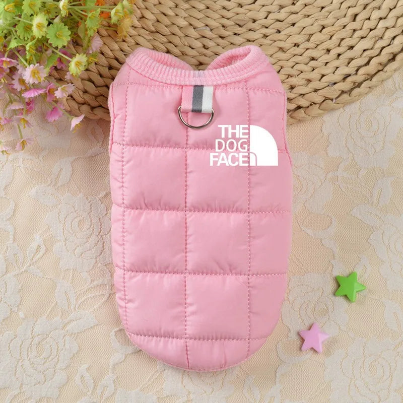 Quilted Graphic Pet Vest with Front Snaps