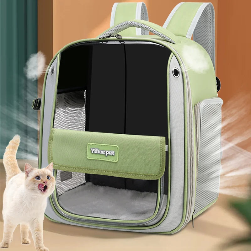 Foldable Oxford Pet Carrier Backpack