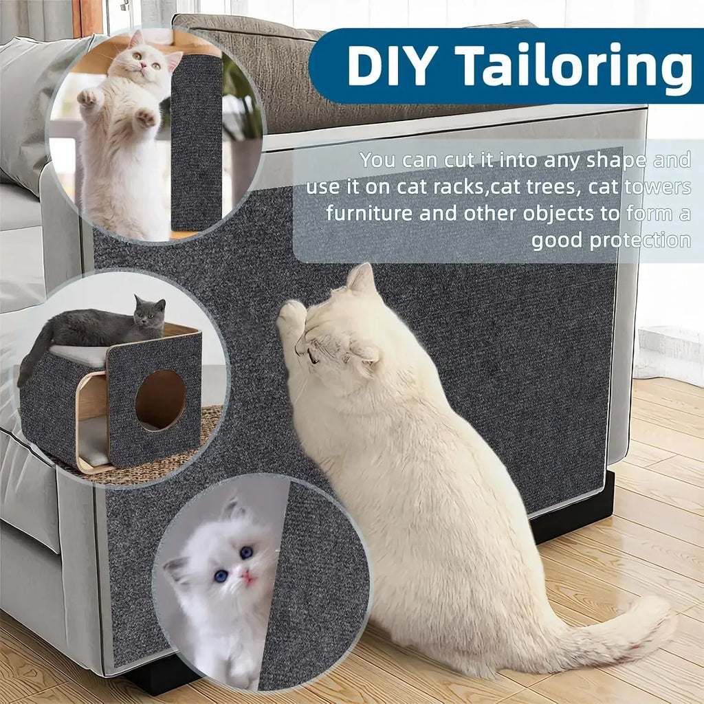 Self-Adhesive Cat Scratching Mat, Cut-to-Fit