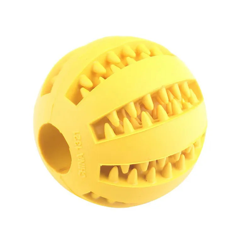 Rubber Treat Ball for Dogs in Three Sizes