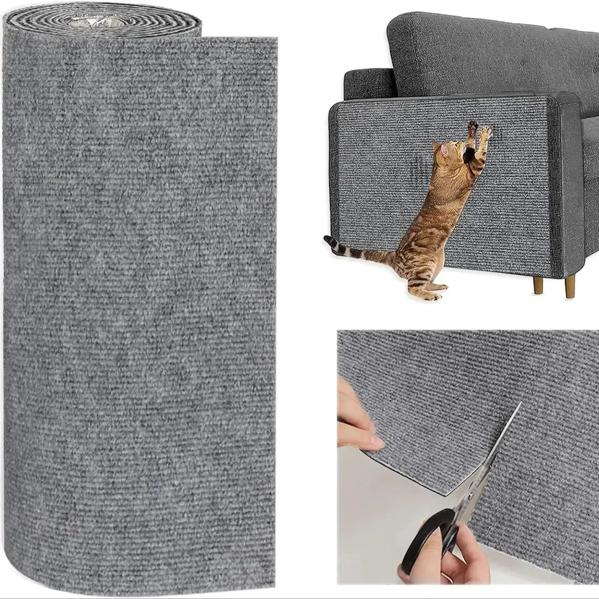 Self-Adhesive Cat Scratching Mat, Cut-to-Fit