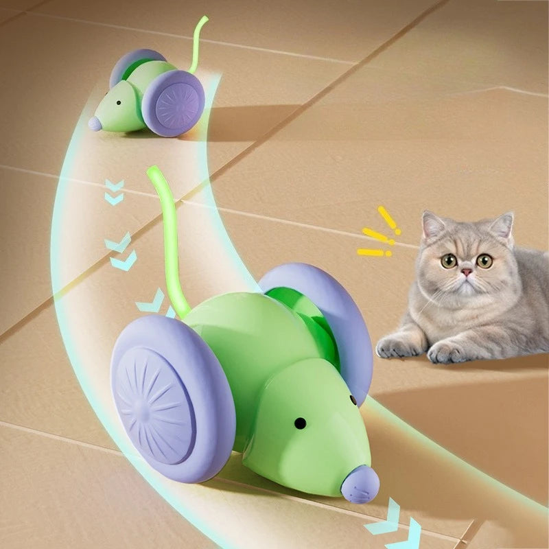 Electric Rolling Mouse Cat Toy