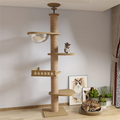 Adjustable Floor-to-Ceiling Cat Tower, 250–270 cm