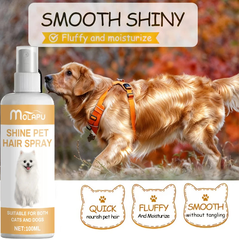 MOLAPU Pet Coat Smoothing Spray, 100 ml