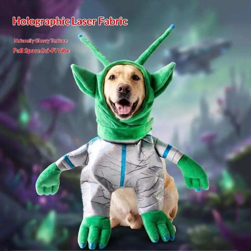 Alien Spacesuit Costume for Cats & Dogs