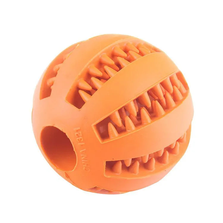 Rubber Treat Ball for Dogs in Three Sizes