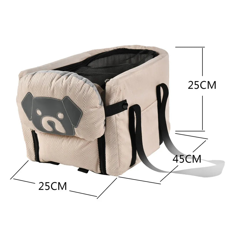 Foldable Pet Travel Bag with Removable Washable Liner