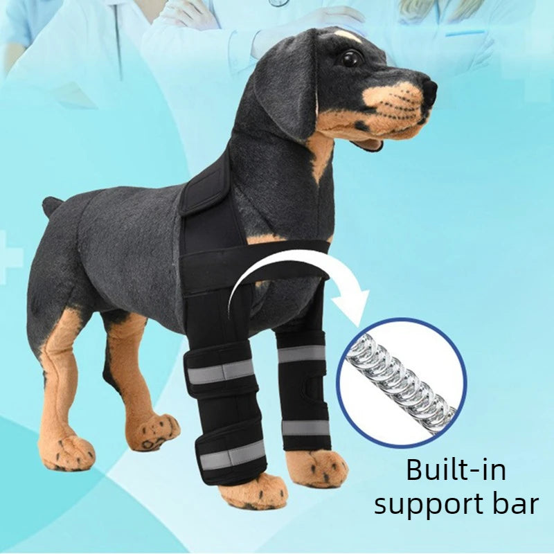 Dog Front-Leg Brace Set with Connecting Straps
