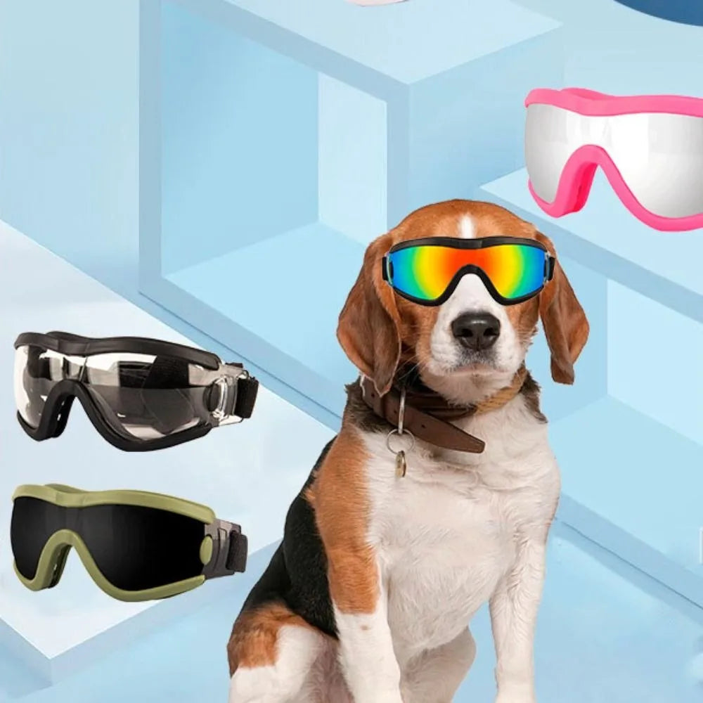 Wraparound Dog Photo Goggles with Adjustable Strap