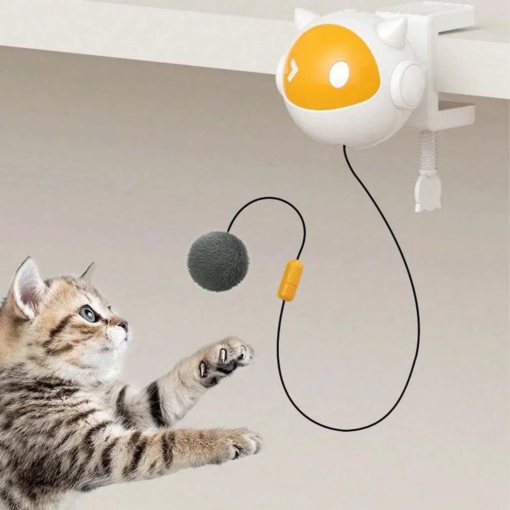 Automatic Up-and-Down Cat Toy with Table Clamp