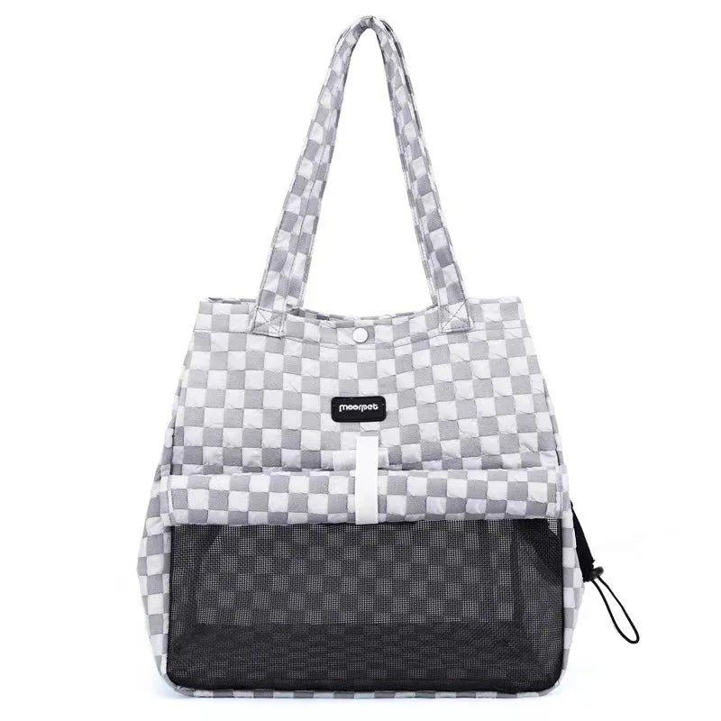 Cat Carrier Shoulder Backpack with Button Closure