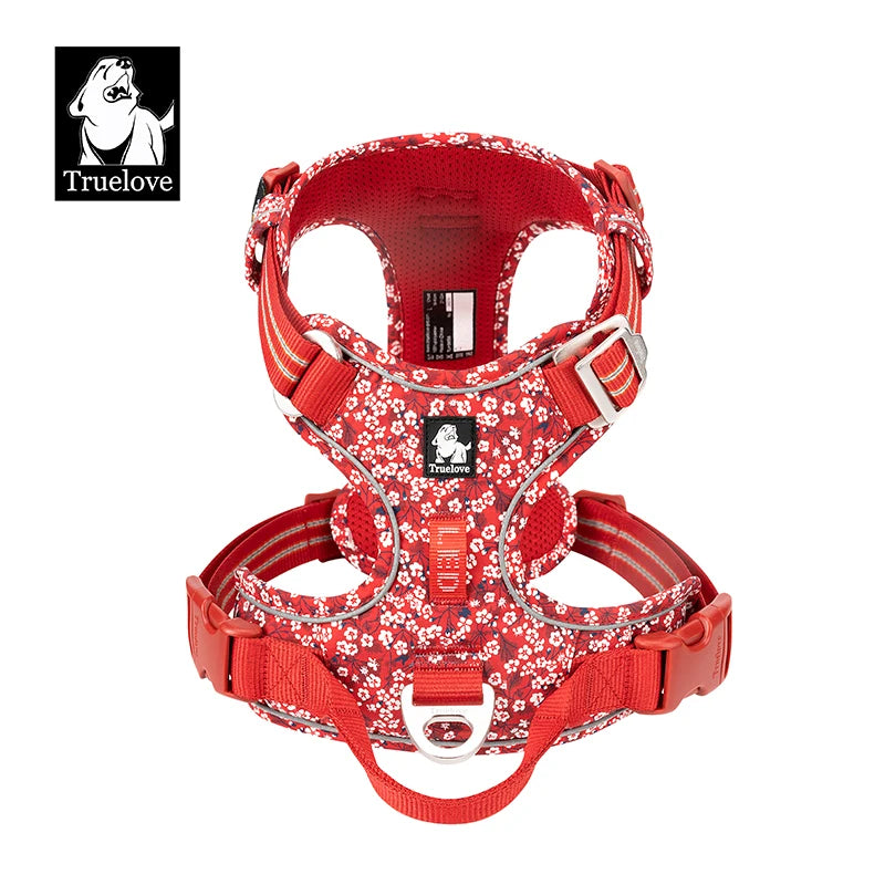 TRUELOVE Floral Padded Dog Harness, TLH5656