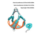 Adjustable Reflective Pet Harness & 150 cm Leash, Lake Blue