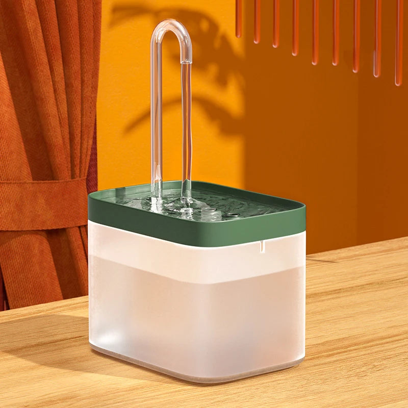 1.5L Pet Water Fountain with Adjustable Flow