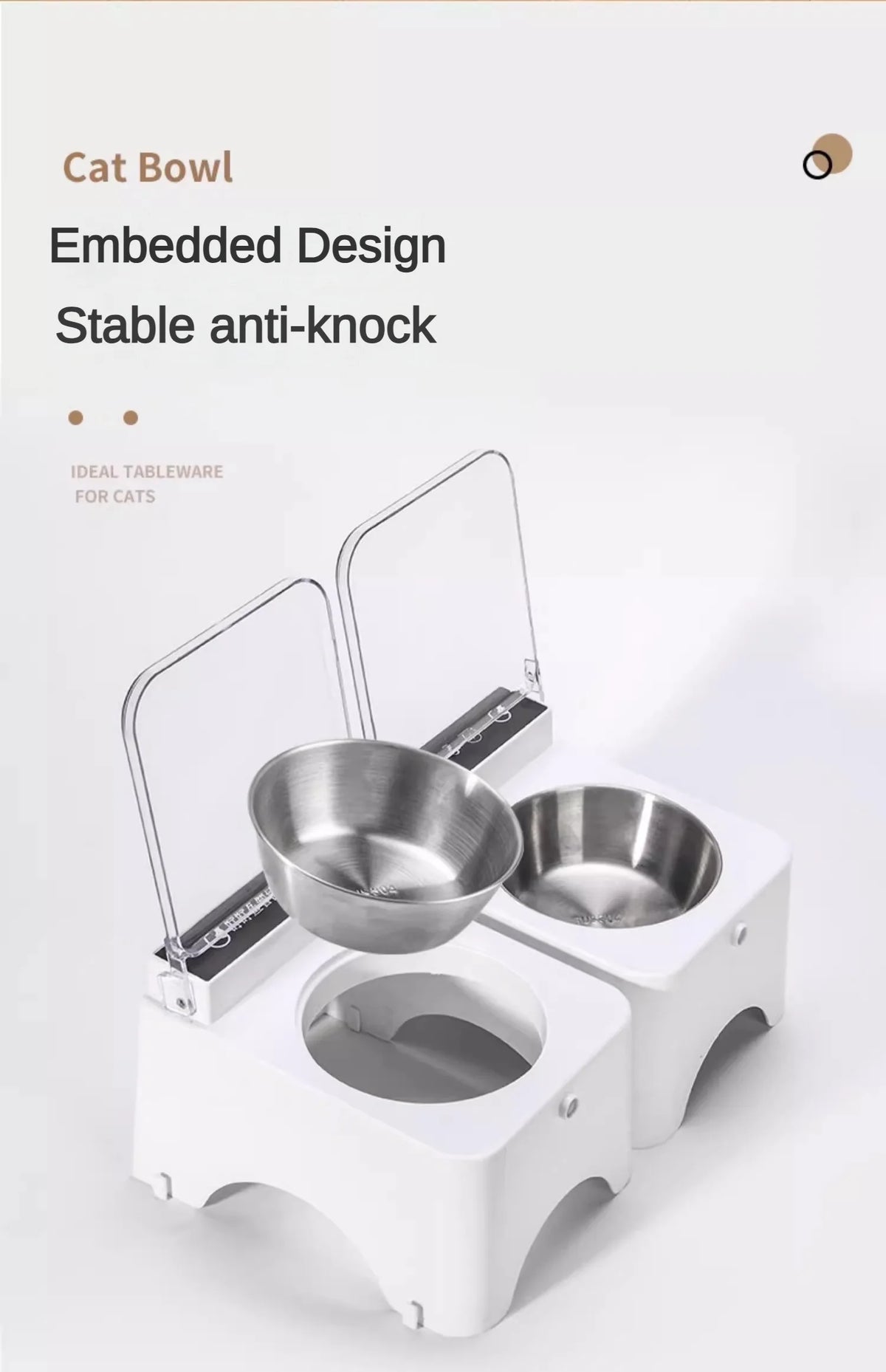 Sensor-Lid Pet Bowl, Ceramic or Stainless Steel