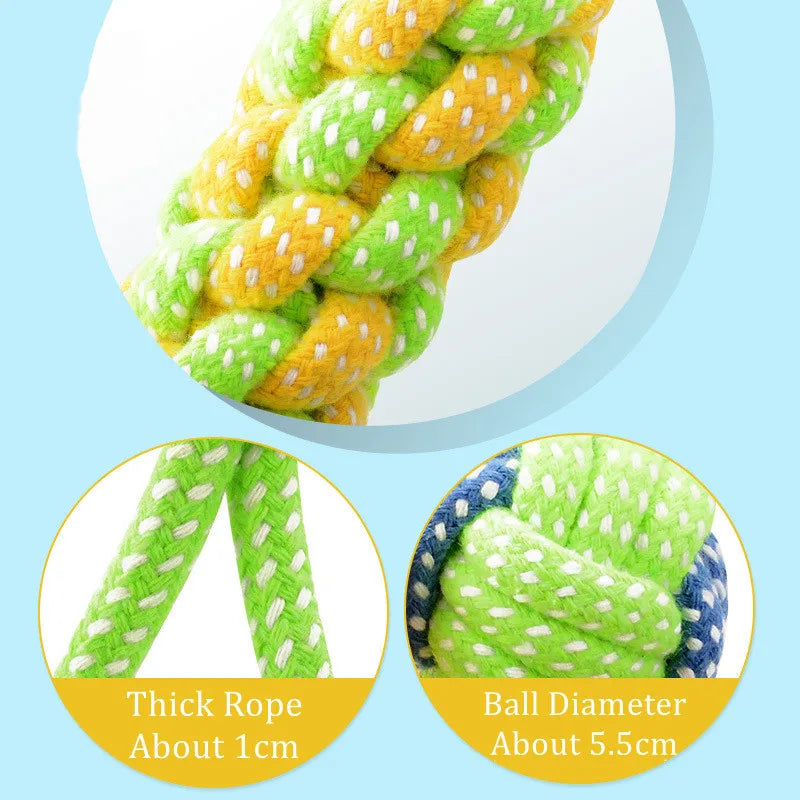 Knotted Rope Dog Toys, Individual & Multipack Options