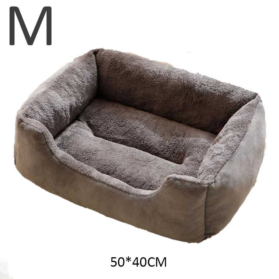 Soft Short-Plush Cat Bed in Five Colors