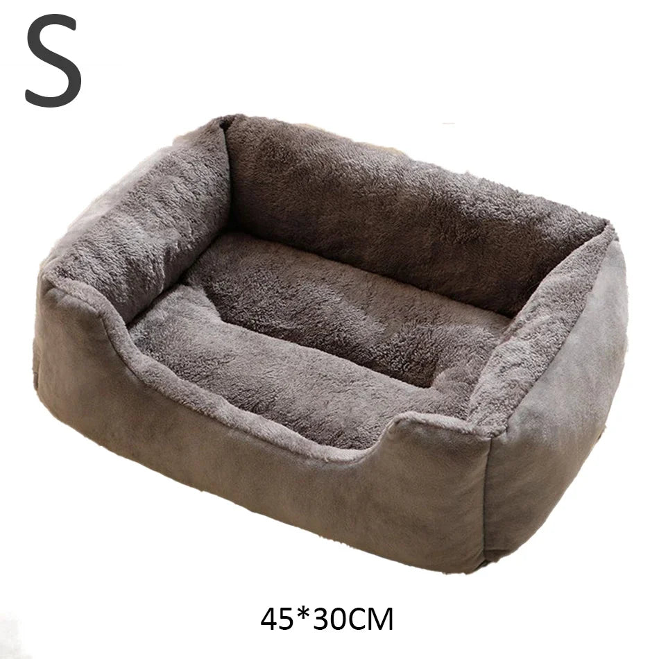 Soft Short-Plush Cat Bed in Five Colors