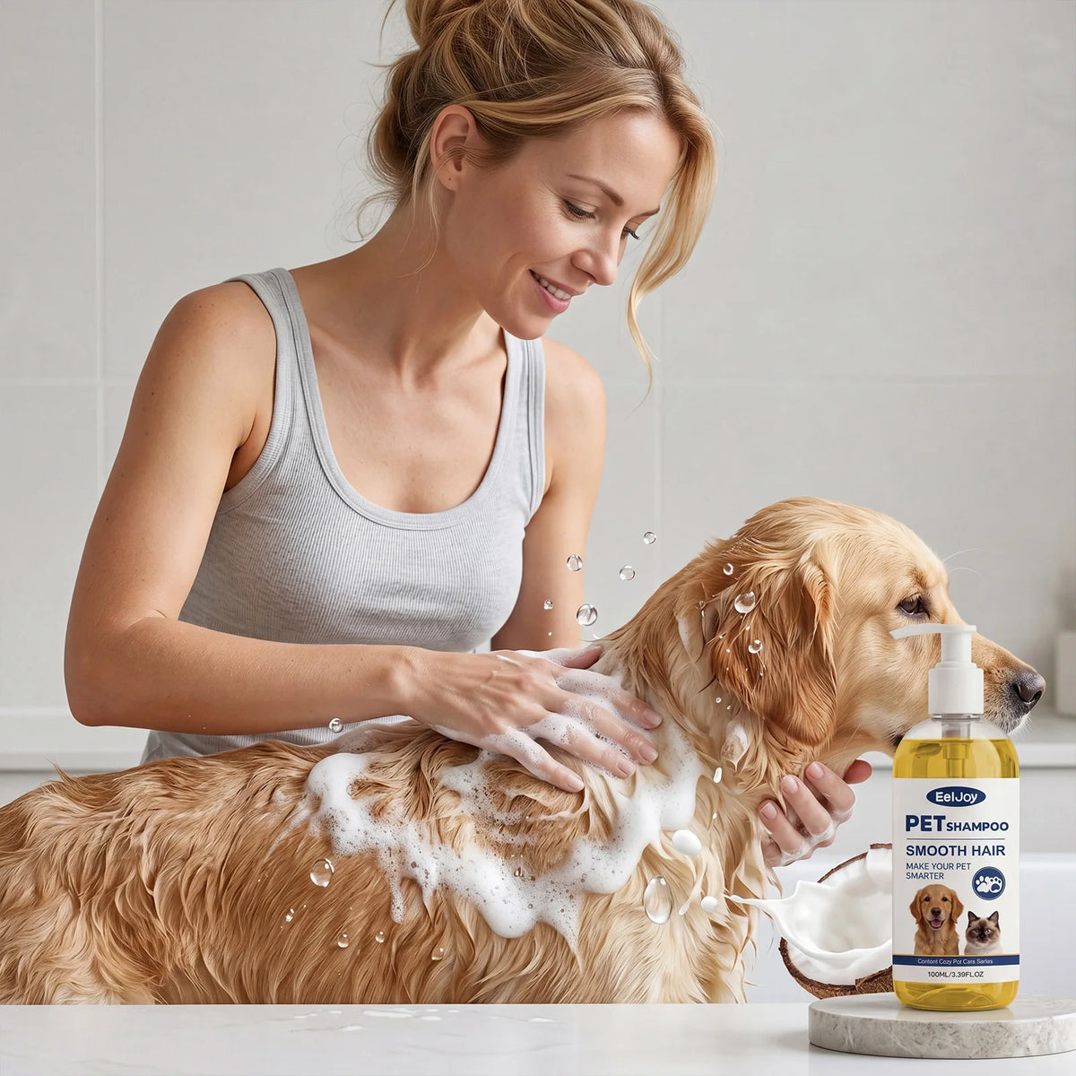 EelJoy Pet Shampoo, 100 ml, 1–4 Bottle Packs