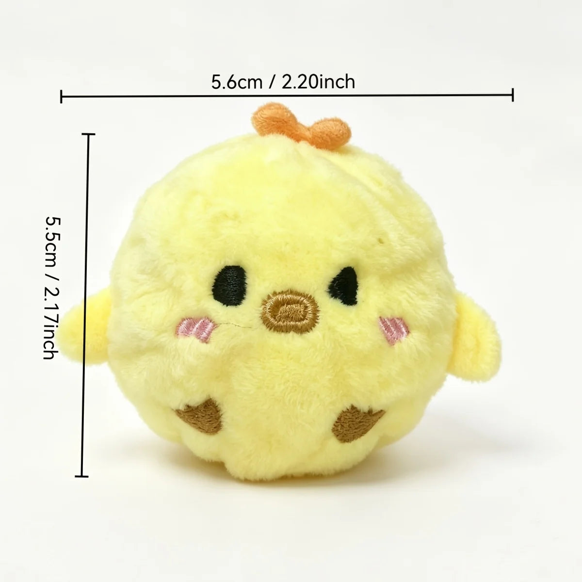 Yellow Chick Squeaky Ball Dog Toy