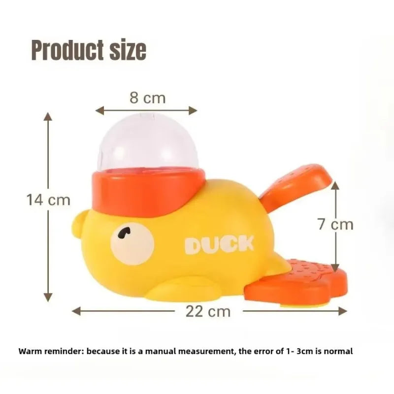 Duck-Shaped Dog Treat Dispenser Toy