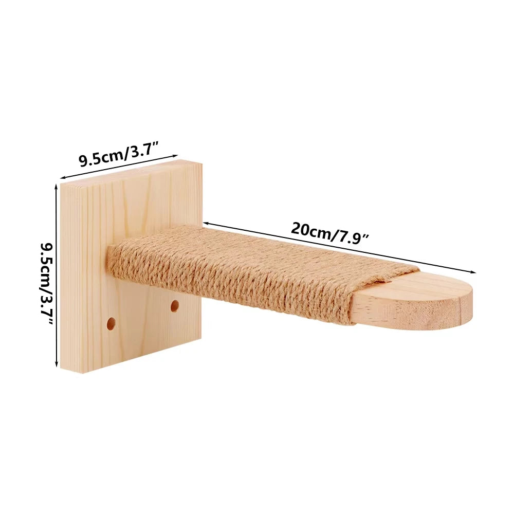 Wall-Mounted Cat Shelves, Steps & Lounging Options