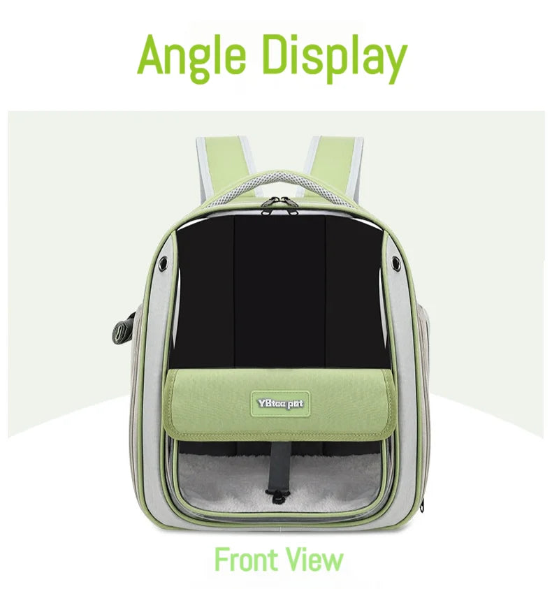 Foldable Oxford Pet Carrier Backpack