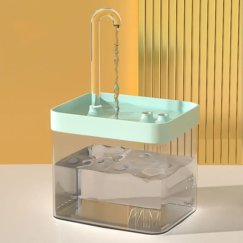 1.5L Pet Water Fountain with Adjustable Flow
