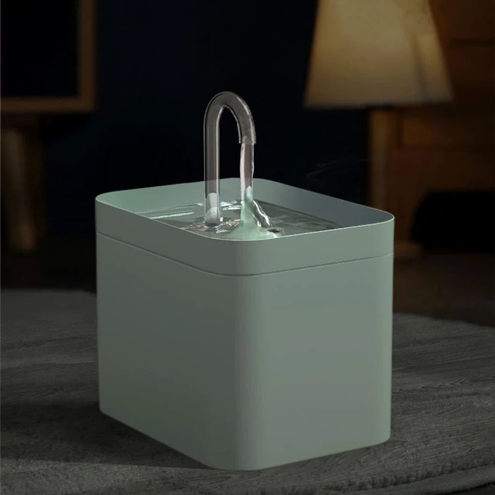 1.5L Pet Water Fountain with Adjustable Flow