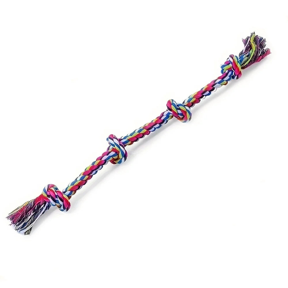 Knotted Rope Dog Tug Toy, One- & Two-Piece Options