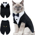 Bow-Tie Cat Tuxedo in Black or Grey